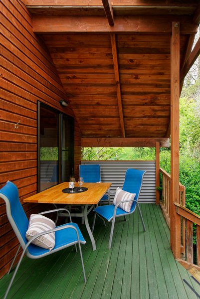 private deck, accommodation, Marahau, Abel Tasman